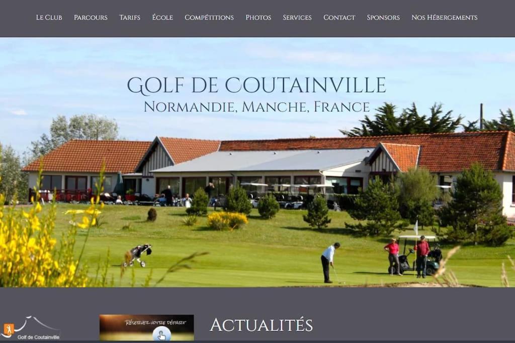 Maison Bord De Mer Individuel Gouville-sur-Mer Extérieur photo